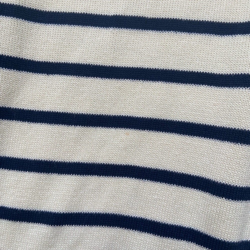 & Other Stories Striped Shortsleeve Sweater Top Medium - Picture 2 of 6